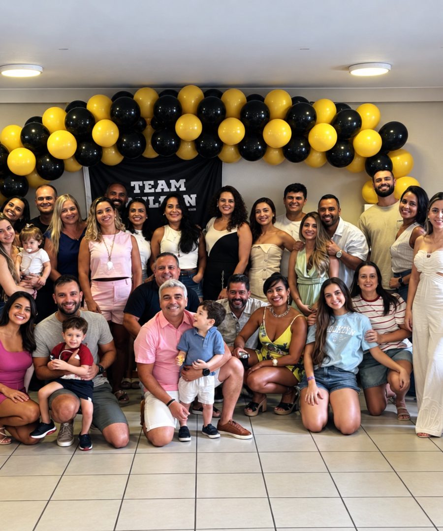 Confraternização dos alunos do Studio Team Wilson